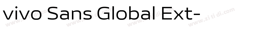 vivo Sans Global Ext字体转换 vivo Sans Global Ext字体转换